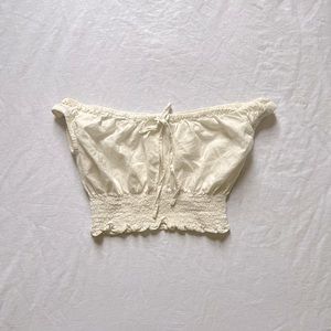 J. Galt Ivory Off-the-Shoulder Top